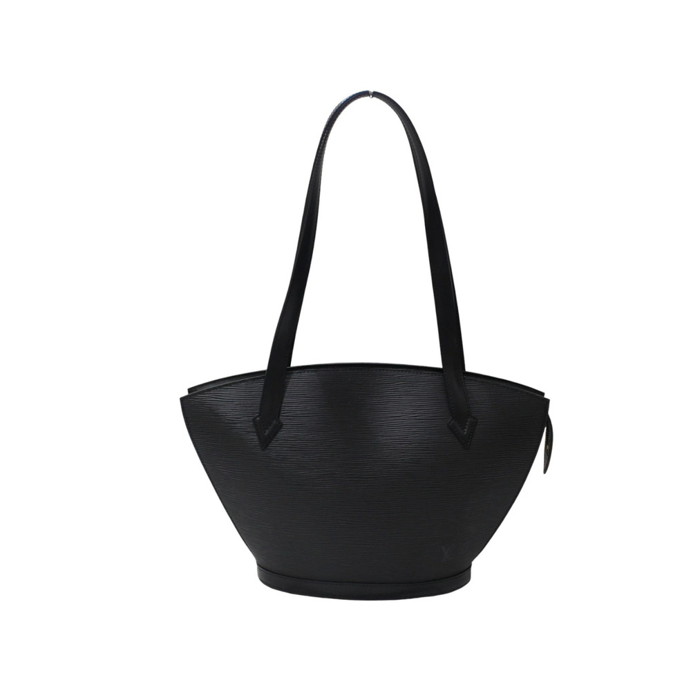 LOUIS VUITTON Saint Jacques Shopping Handbag Tote Bag Noir Black Epi Leather LV